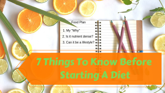 7 Things To Know Before You Start A New Diet